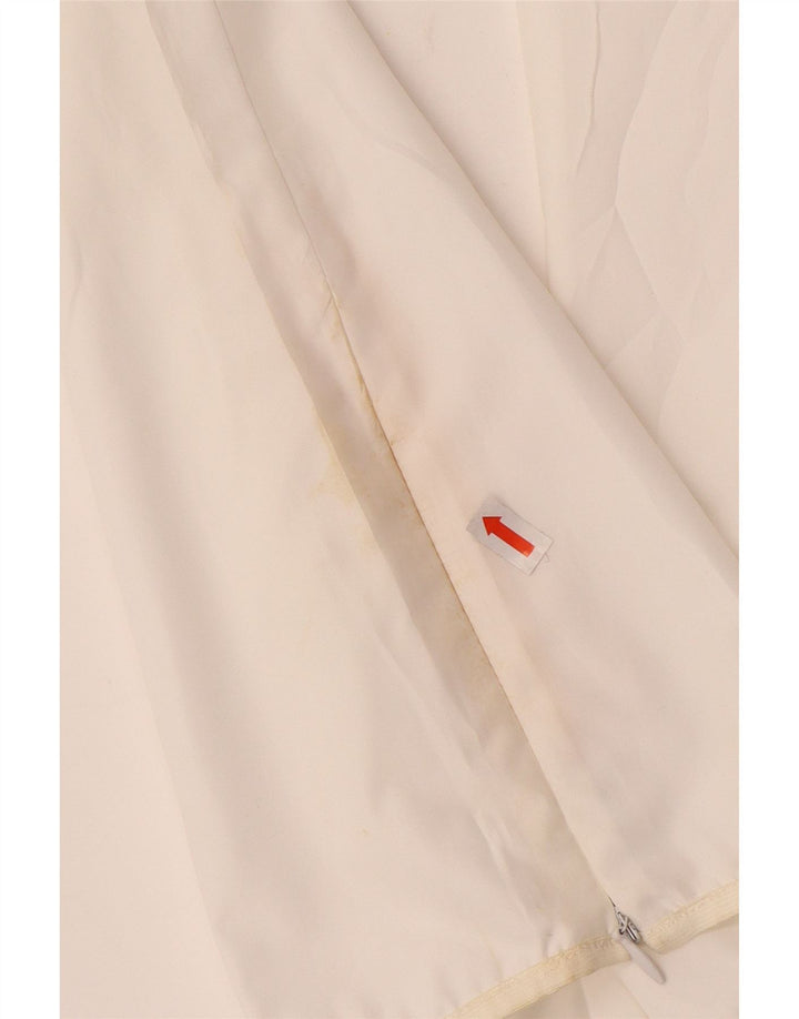 Pantalón Casual Recto Dkny Mujer Mediano W30 L28 Poliéster Blanco