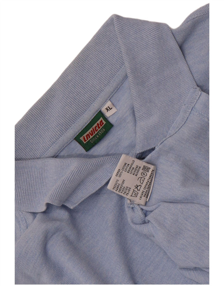 Polo Invicta Hombre XL Algodón Azul
