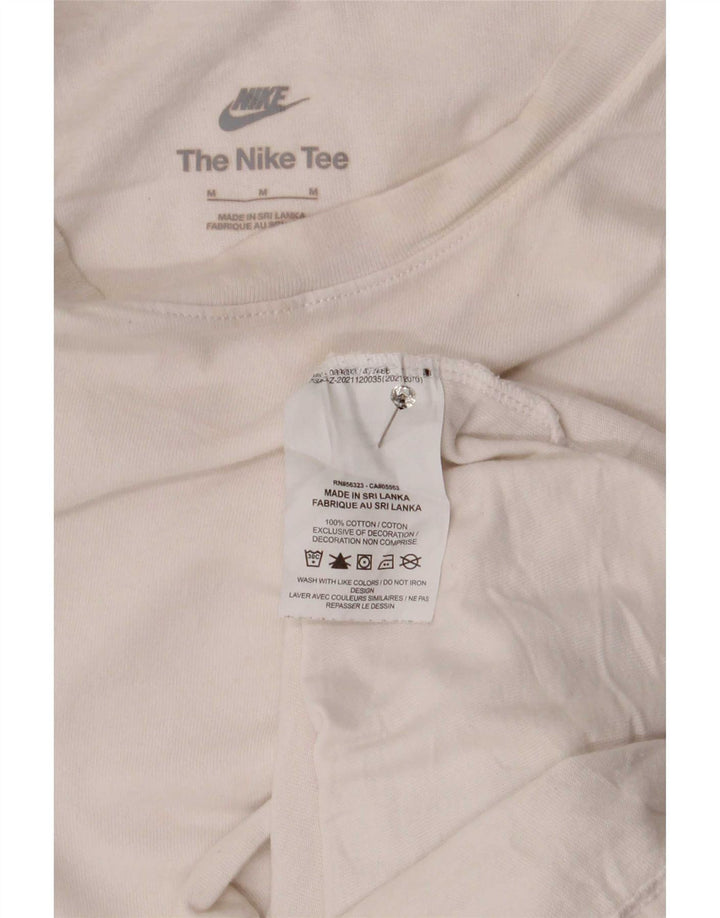 Camiseta Nike Hombre Top Medium Blanco Algodón