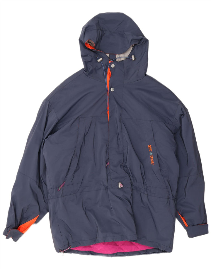 Great Escapes Chaqueta de esquí con capucha para hombre IT 54 2XL Azul marino Poliéster