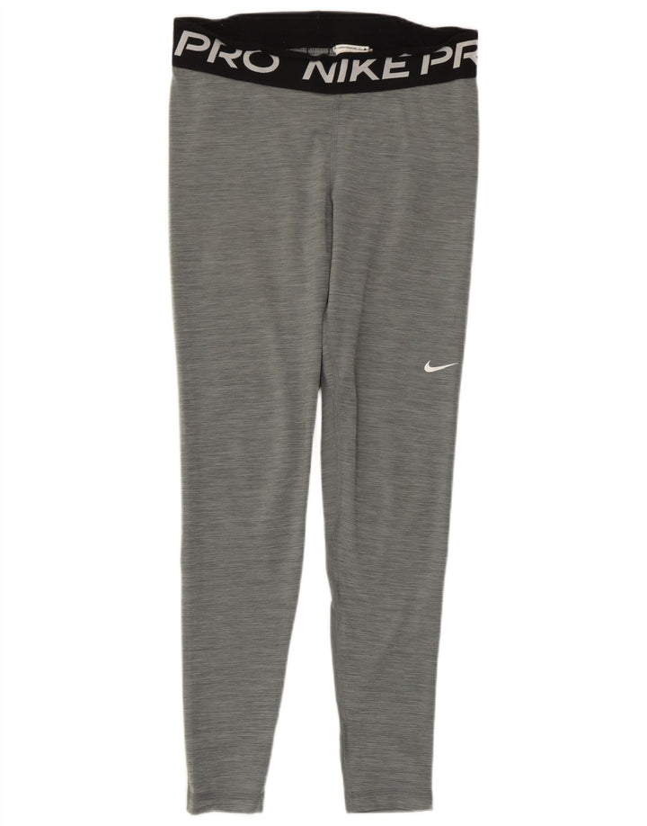 Nike Leggings Dri Fit Graphic para mujer, talla 40, color gris medio
