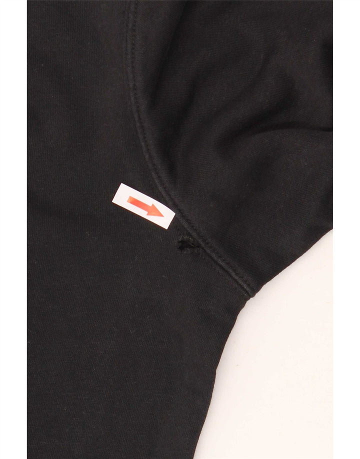 Jordan Hombre Sudadera Con Capucha Gráfica Jersey De Algodón Negro Mediano