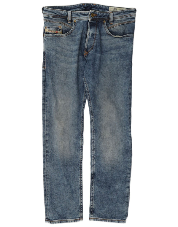 Diesel Hombre Iakop Regular Slim Tapered Jeans W30 L30 Algodón Azul