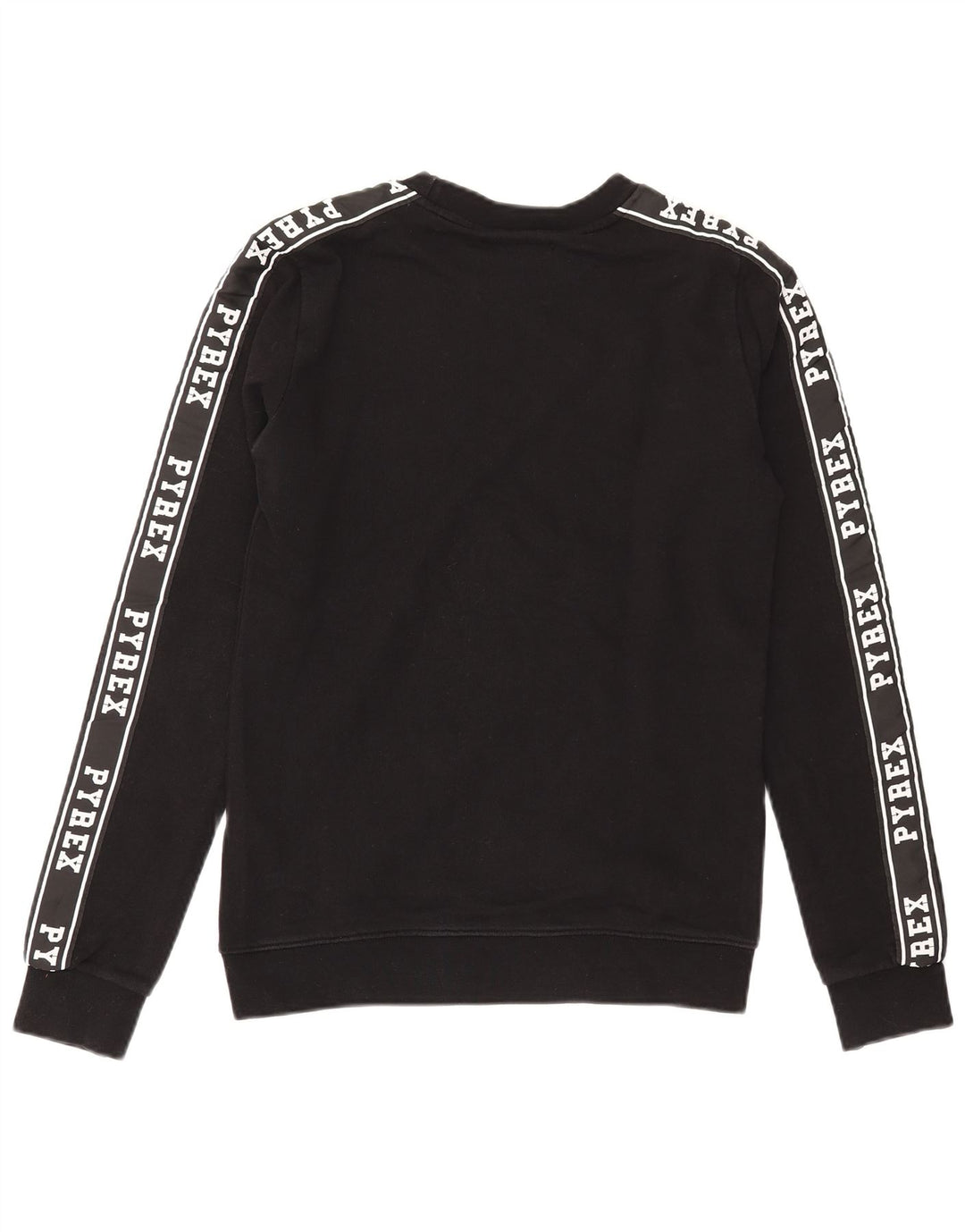 Pyrex Sudadera gráfica para mujer Jumper UK 6 XS Algodón negro