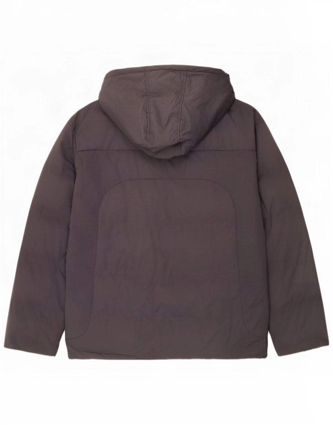 MC Kee's Chaqueta acolchada con capucha para hombre UK 40 Grande Gris Poliéster