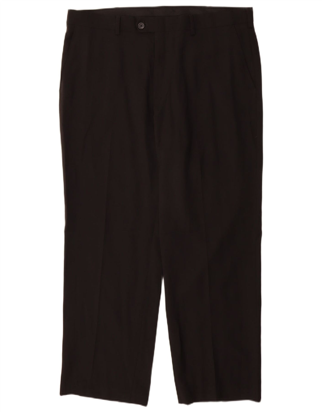 IZOD Pantalón de traje recto para hombre W38 L30 Poliéster negro