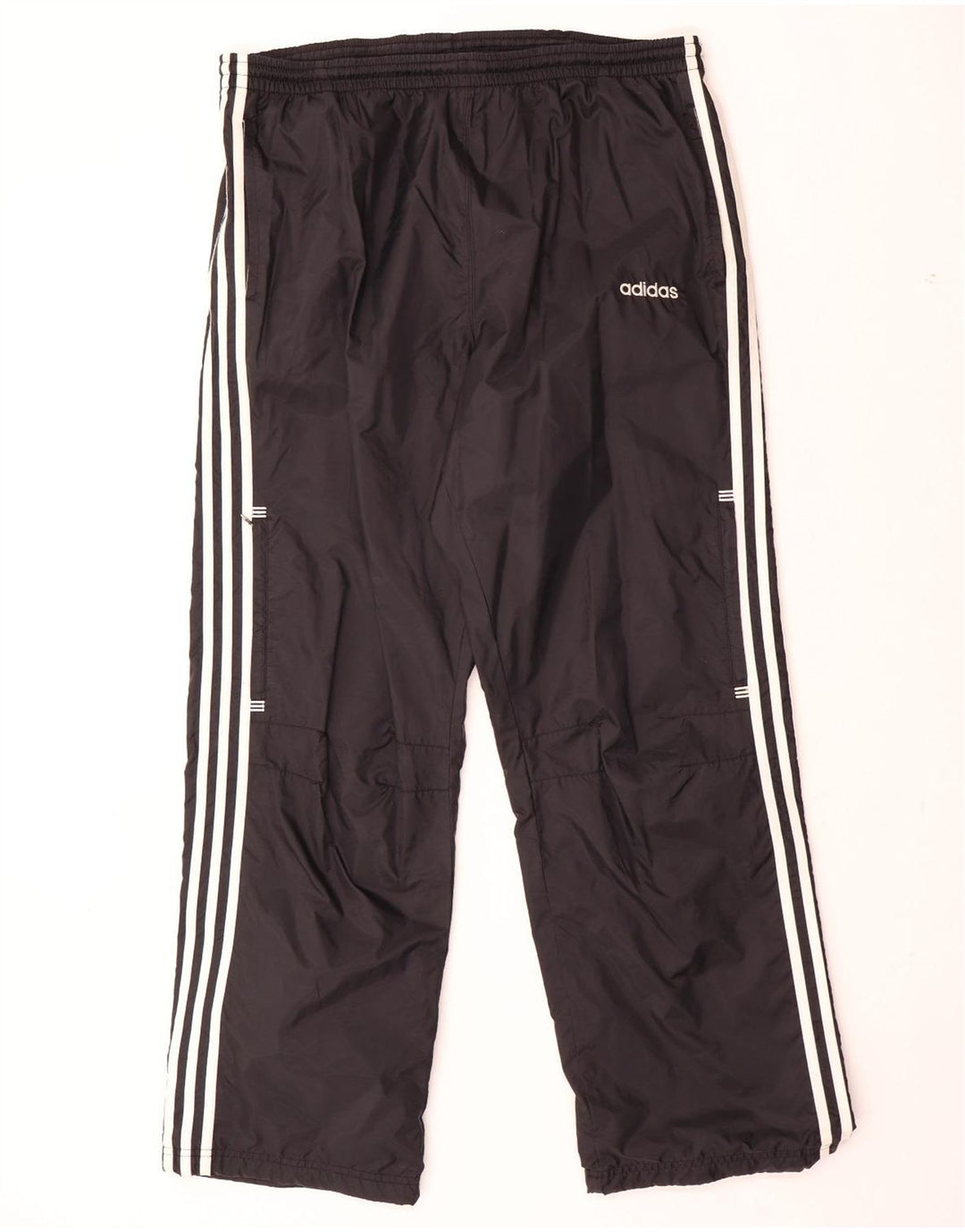 ADIDAS Hombre Cargo Chándal Pantalones Grande Negro Poliéster