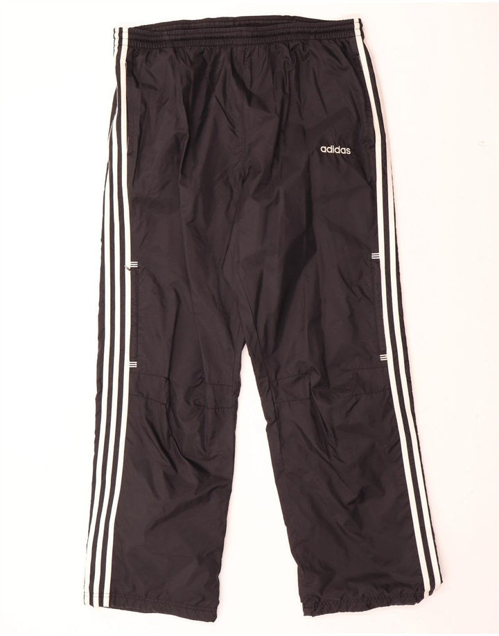 ADIDAS Hombre Cargo Chándal Pantalones Grande Negro Poliéster