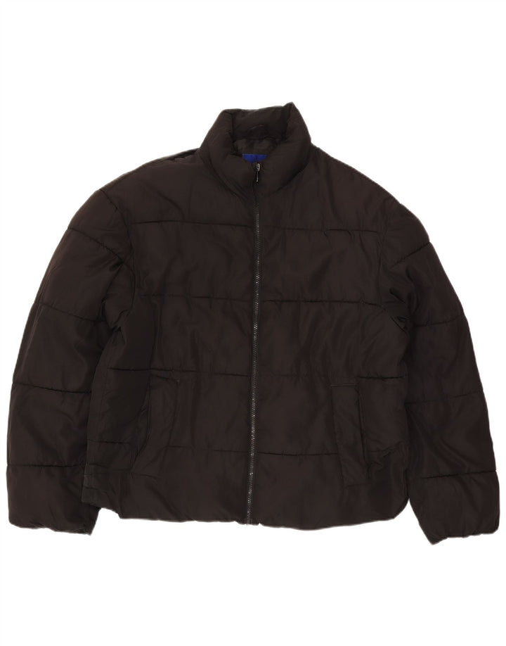 Jack & Jones Chaqueta acolchada para hombre ES 38 Mediana Negro Poliéster