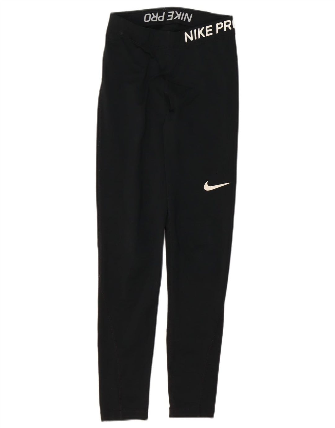 NIKE Mujer Dri Fit Graphic Leggings UK 4 XS Negro