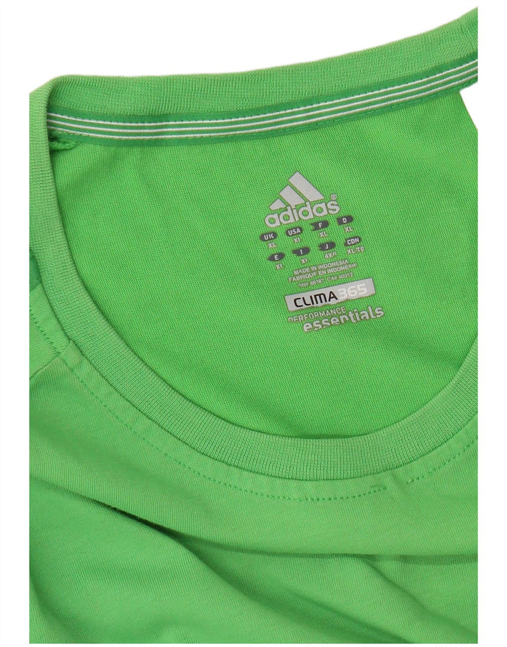 ADIDAS Hombre Clima 365 Camiseta Top XL Verde