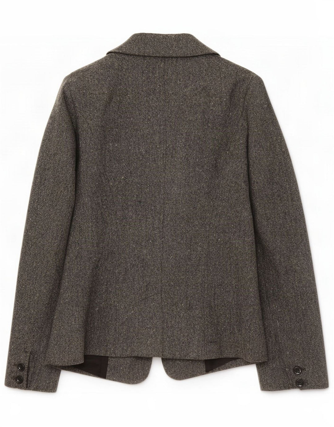 Chaqueta tipo blazer de 1 botón para mujer Intrend UK 8 Pequeña lana moteada gris