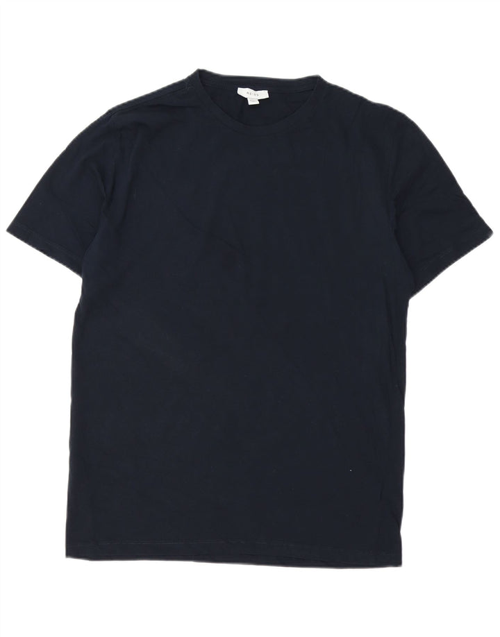 Reiss - Camiseta para hombre, talla grande, color azul marino, algodón