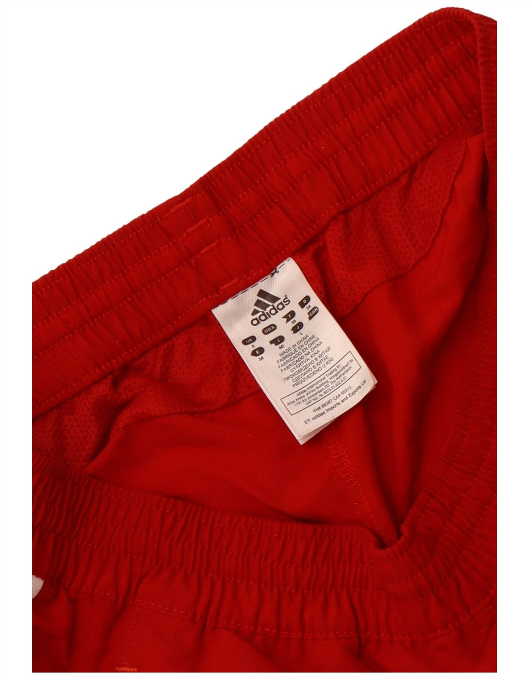 Adidas Mujer Climalite Sport Shorts UK 8 Pequeño Rojo Poliéster