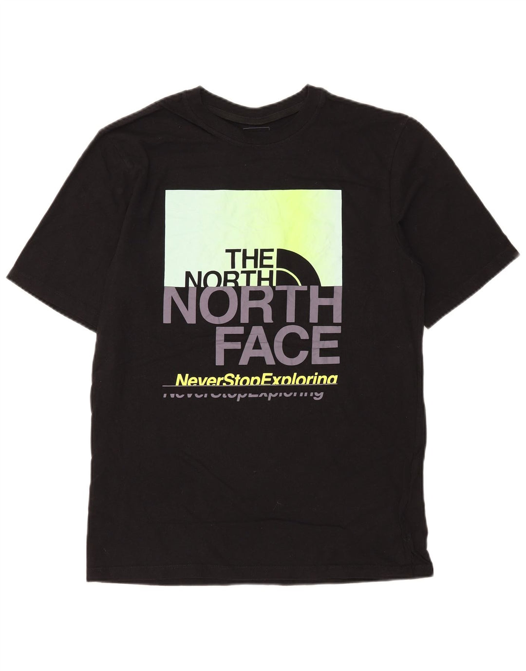 The North Face Camiseta gráfica para hombre Top Medium Black Cotton