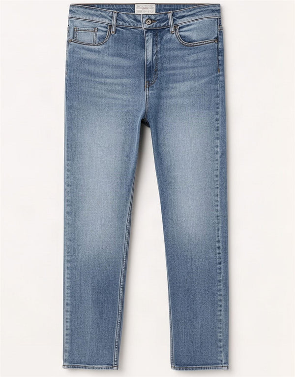 Vaqueros ajustados para novia para mujer de Fat Face UK 12 Medium W30 L28 Algodón azul
