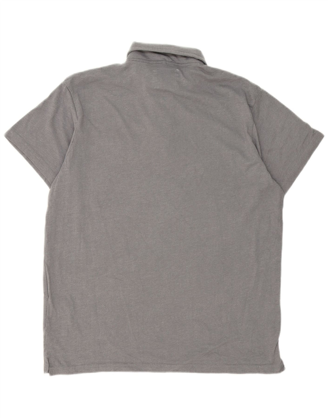Weird Fish Polo Hombre Algodón Gris Medio