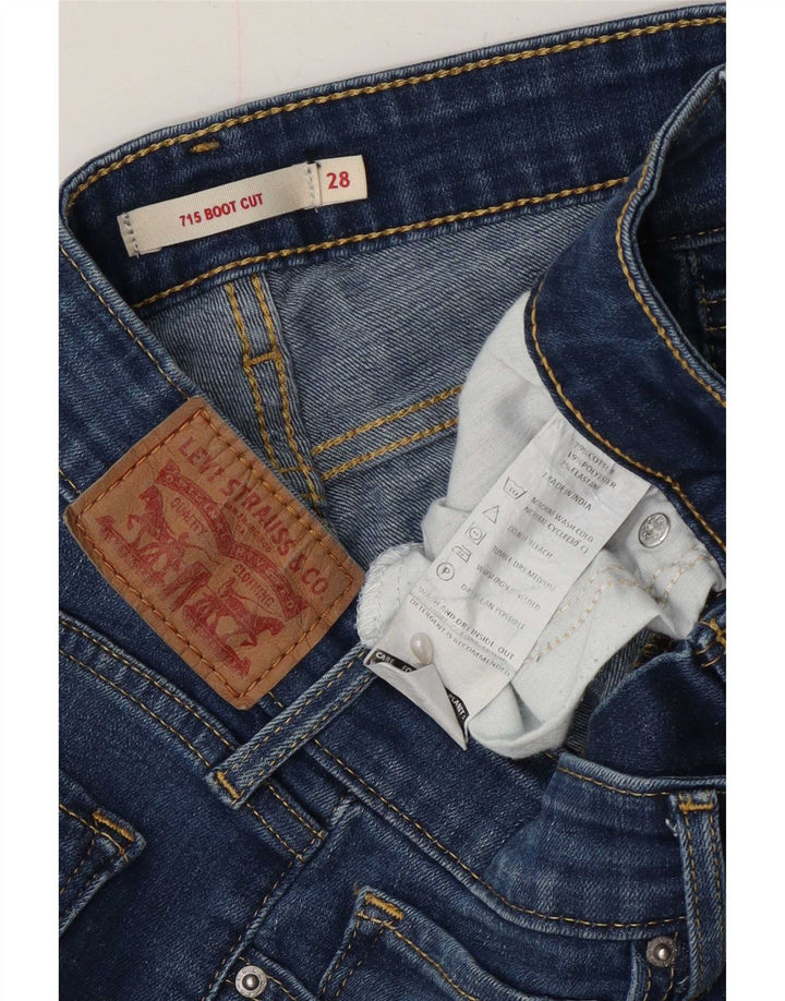 Levi's Mujer 715 Vaqueros Bootcut W28 L28 Algodón Azul