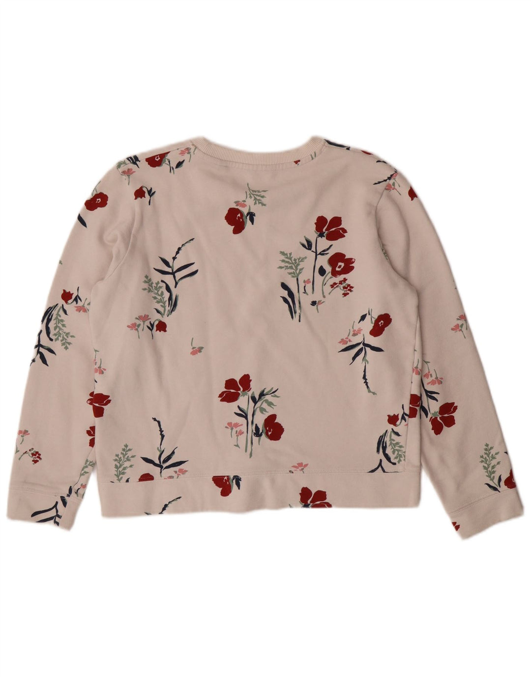 GANT Sudadera corta con estampado gráfico para niña 13-14 años Mediana Blanco Floral
