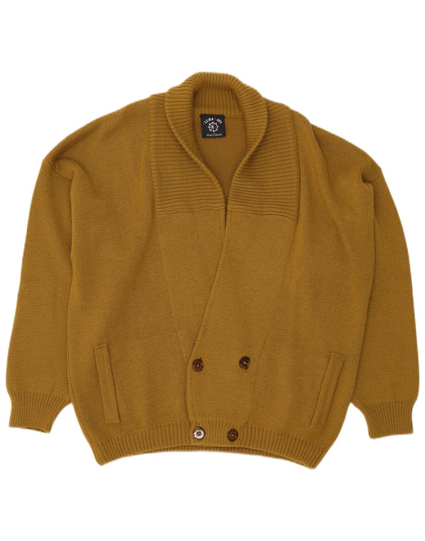 Marc Gibaldi Suéter tipo cárdigan para hombre IT 50 Medium Khaki
