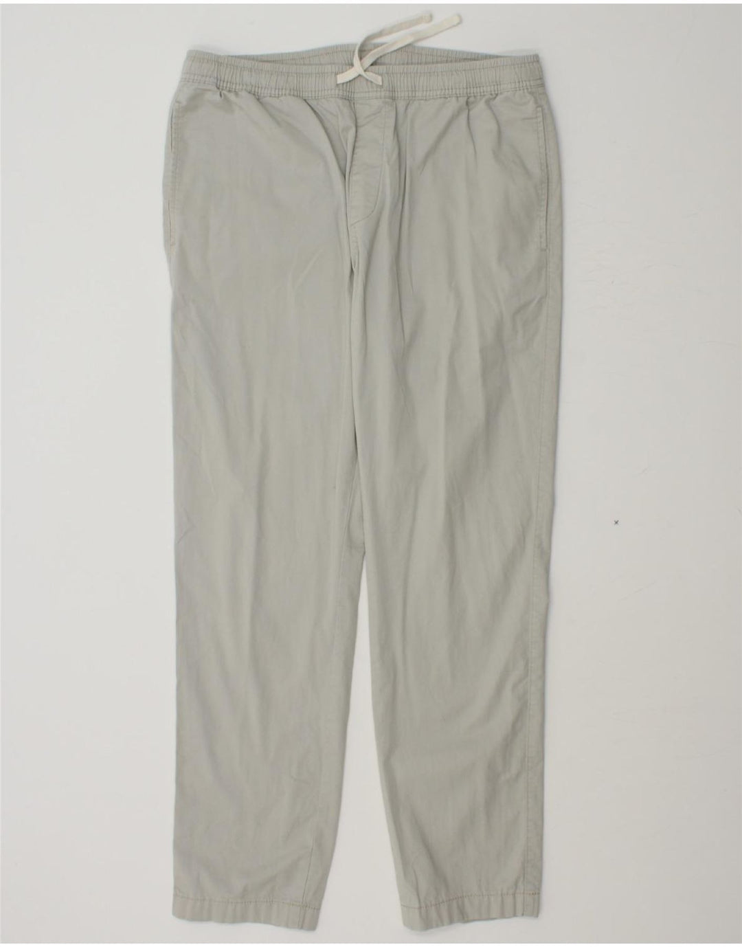 J. CREW Womens Straight Chino Trousers Medium W30 L30 Grey Cotton Vintage J. Crew and Second-Hand J. Crew from Messina Hembry 