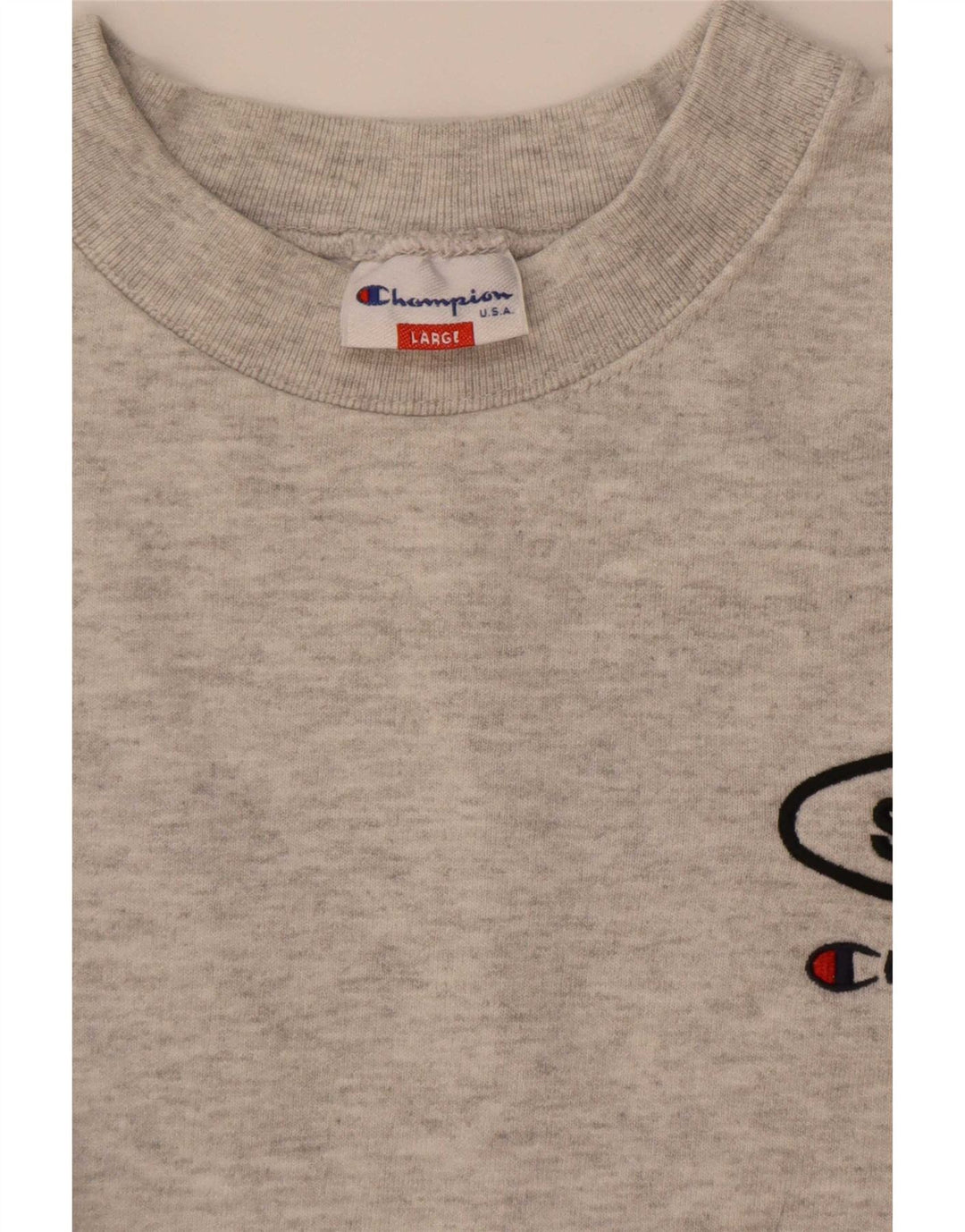 Champion Sudadera de gran tamaño para mujer, jersey, Reino Unido 46, grande, gris moteado