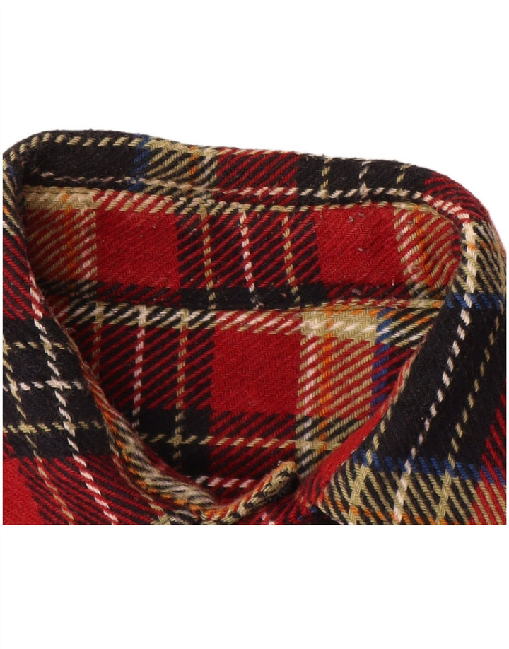 VINTAGE Mens Flannel Shirt XL Multicoloured Check