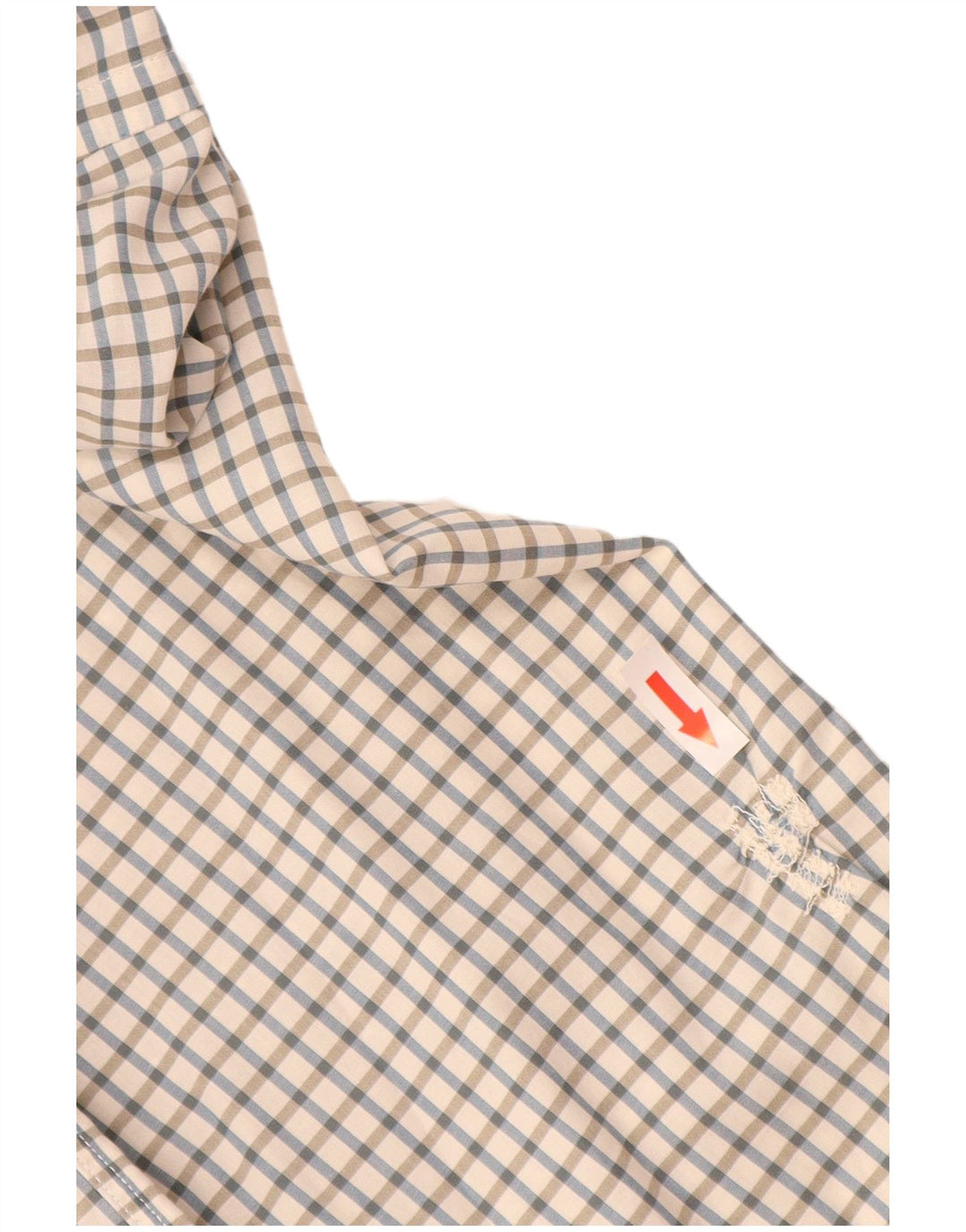 Camisa Lacoste Hombre Talla 44 XL Algodón Vichy Blanco