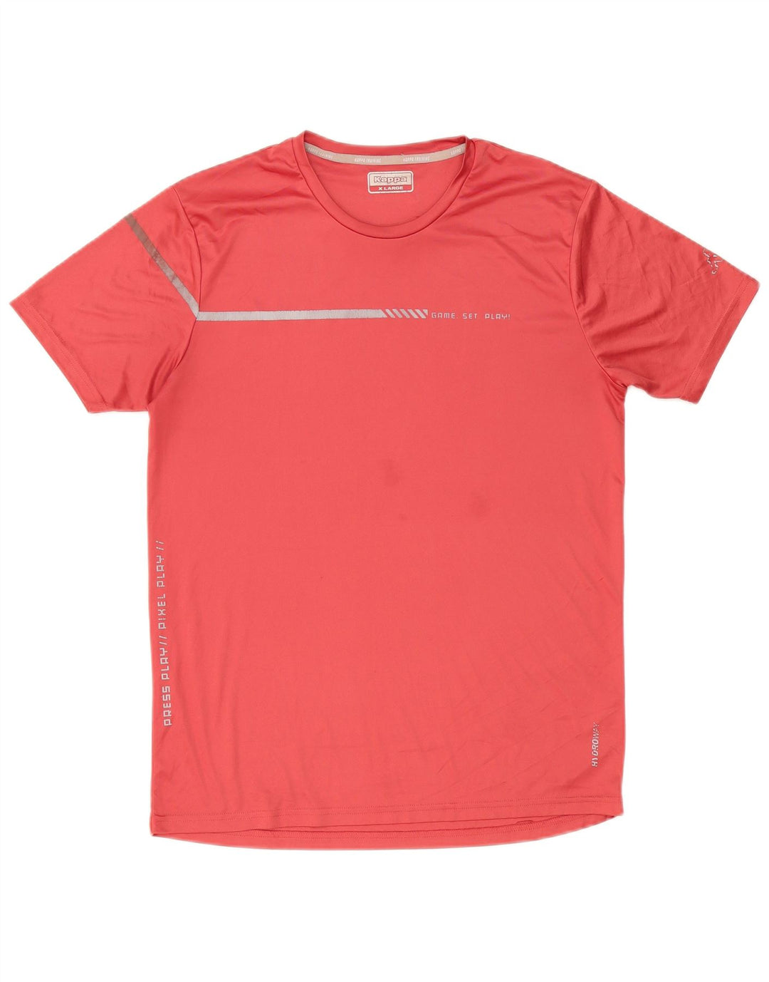 Kappa Camiseta Hombre Top XL Poliéster Rojo