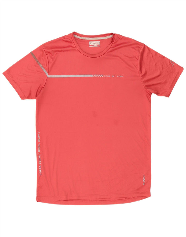 Kappa Camiseta Hombre Top XL Poliéster Rojo