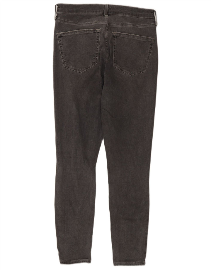 Vaqueros ajustados desgastados para mujer Topshop W30 L26 algodón gris