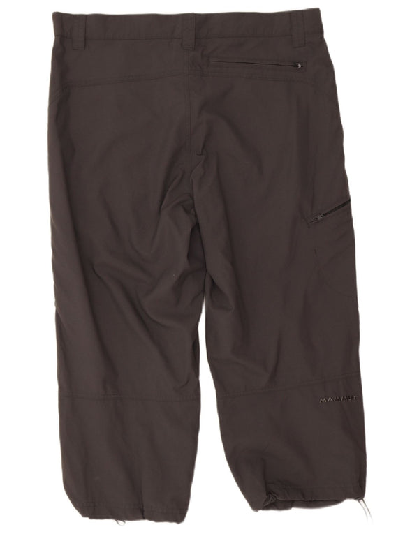 Mammut Pantalones Capri de Senderismo Cargo para Hombre EU 50 Large W34 L21 Nylon Gris