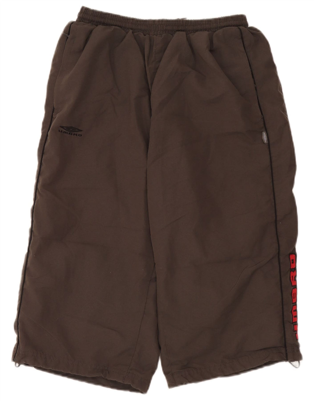 Umbro Bermudas estampadas para hombre, pantalones cortos deportivos, poliéster gris grande