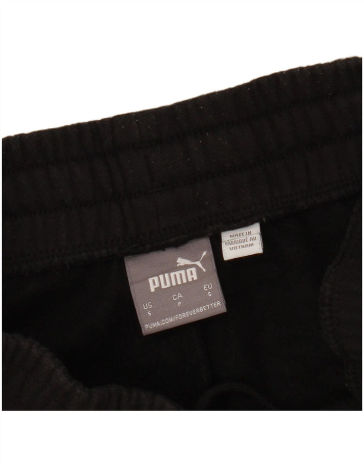 PUMA Shorts deportivos con gráficos para hombre, talla pequeña, negro