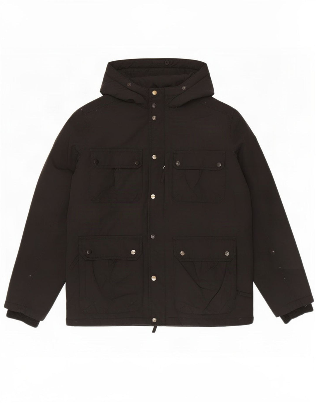 Lee Chaqueta acolchada con capucha para hombre UK 40 Large Poliéster negro