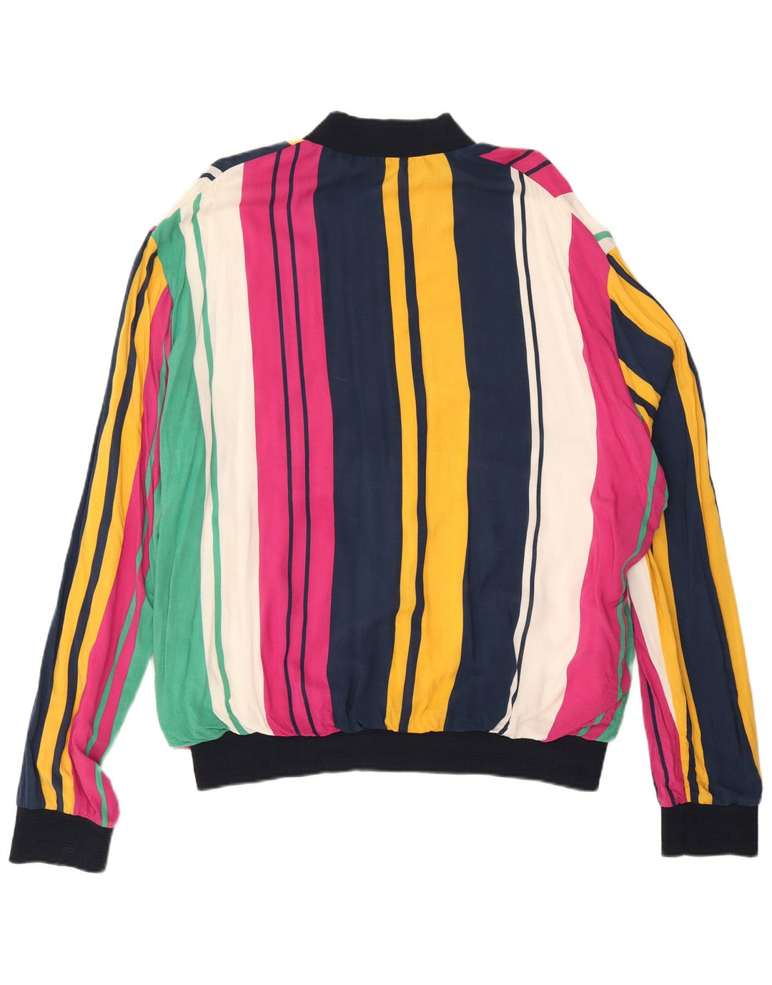 Zara Hombre Cazadora Bomber UK 42 XL Rayas Multicolor