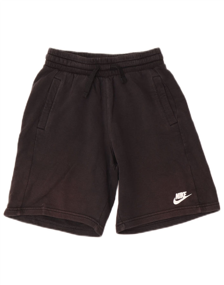 Nike Pantalones cortos deportivos para niños 10-11 años Mediano Algodón negro