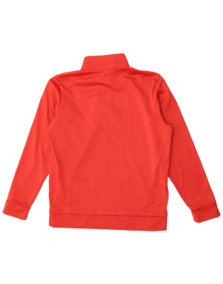 Under Armour Hombre Zip Neck Sudadera Jumper Medium Rojo Poliéster