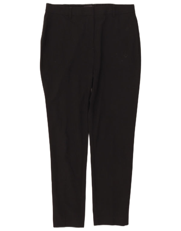 Marks & Spencer Pantalones chinos ajustados para mujer UK 12 Medium W31 L26 Negro