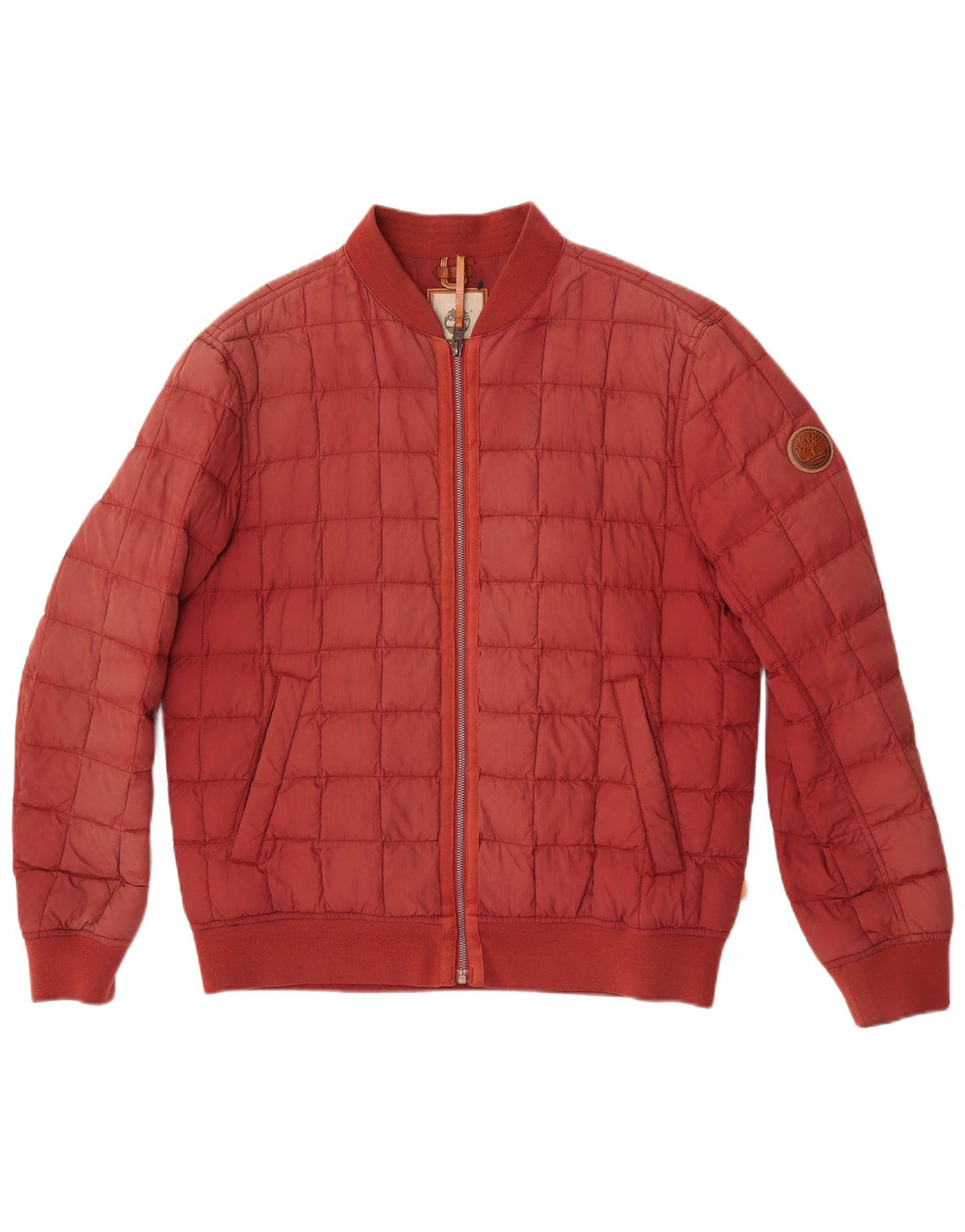Timberland Chaqueta acolchada para hombre UK 40 Large Granate Nylon