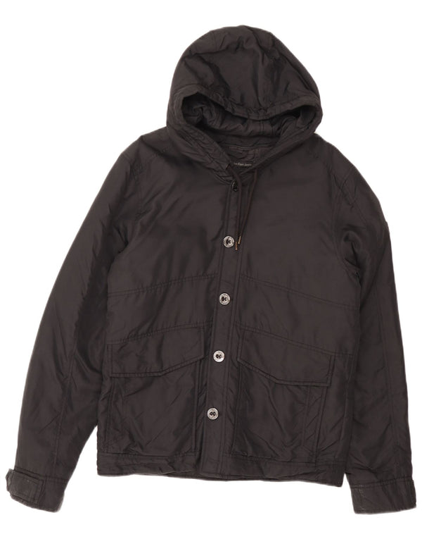 Calvin Klein Chaqueta acolchada con capucha para hombre Reino Unido 38 Mediano Negro