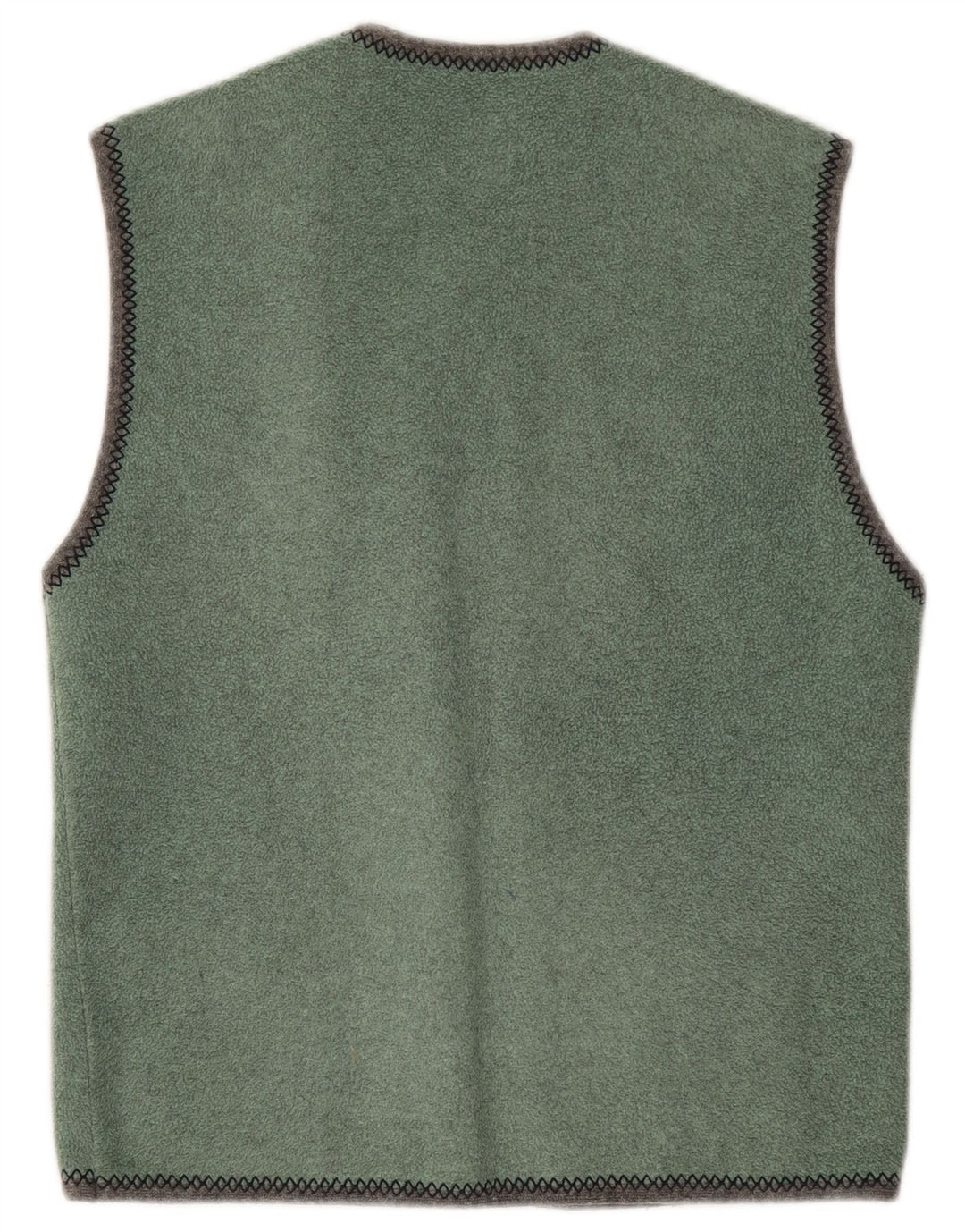 Think Pink Chaleco polar para mujer UK 10 Pequeño poliéster verde