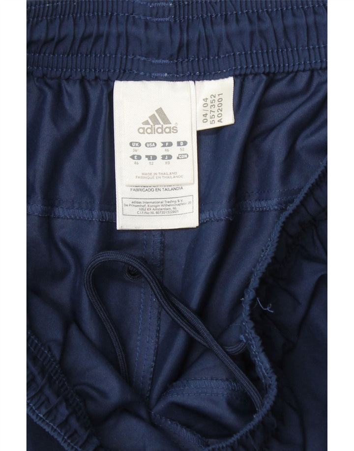 Pantalones cortos deportivos ADIDAS para hombre grande poliéster azul marino