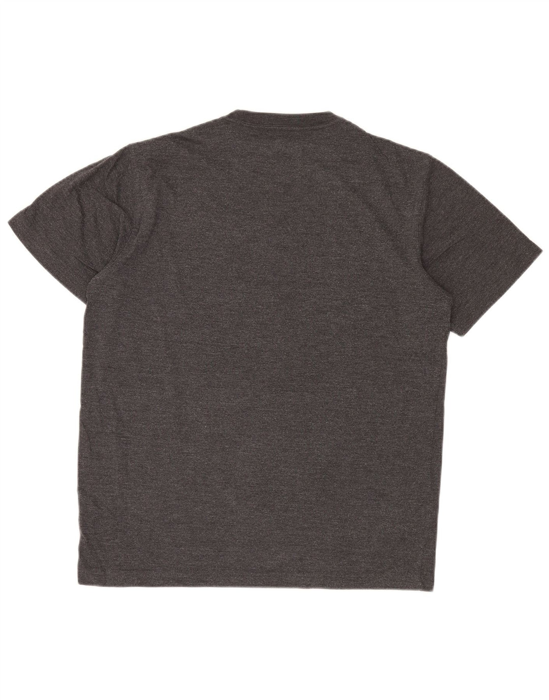 EDDIE BAUER Camiseta de hombre Top de algodón moteado gris medio