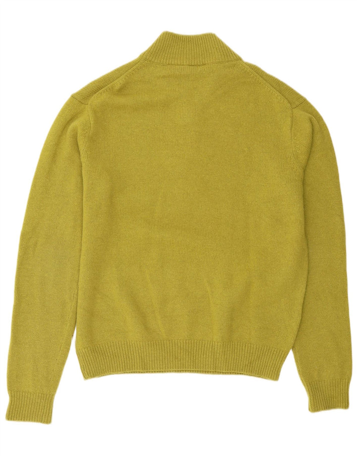 Fila Hombre Zip Neck Jumper Sweater XL Lana Caqui