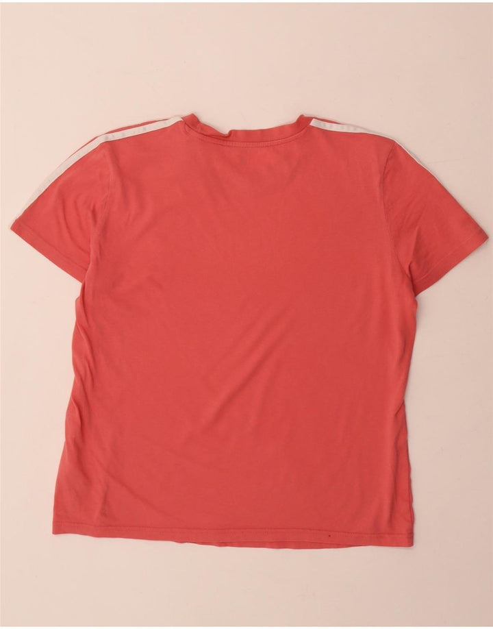 ADIDAS Camiseta Mujer Top UK 16/18 Grande Rosa Algodón