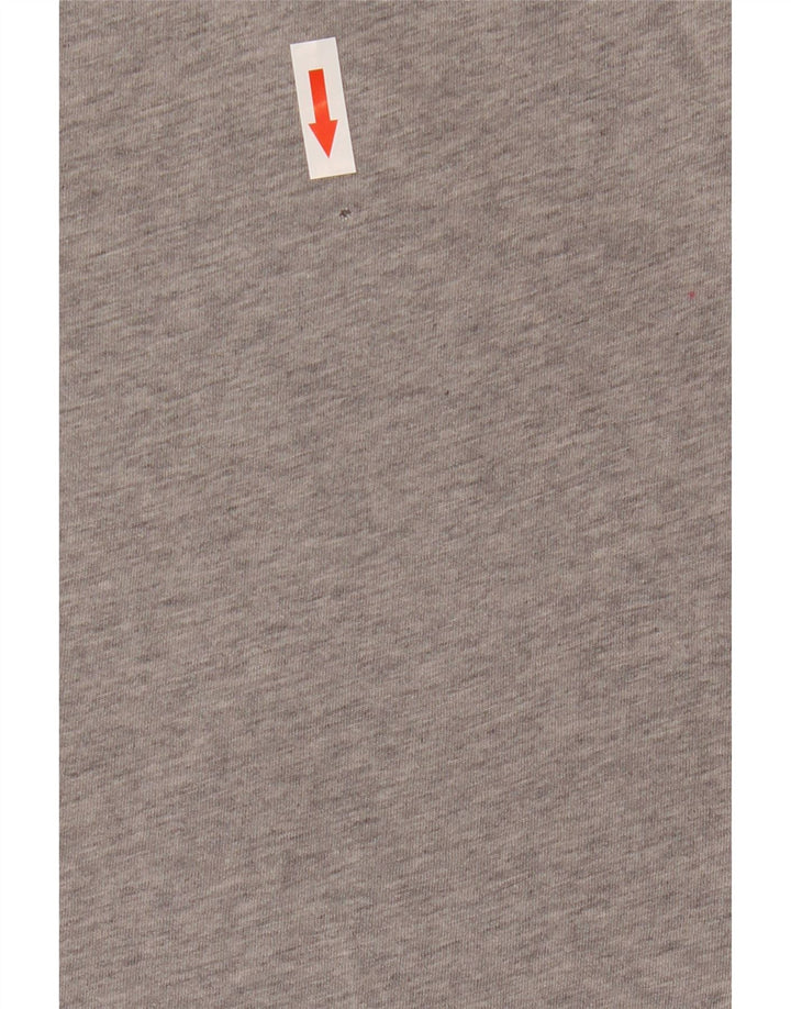 Tommy Hilfiger Camiseta Regular Fit para Hombre Top Pequeño Gris