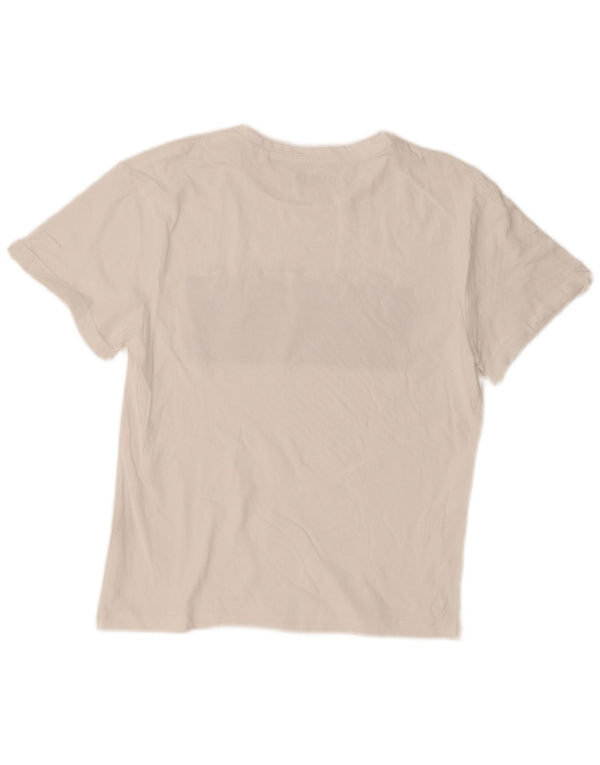 Guess Camiseta gráfica para mujer Top UK 44 Medium White