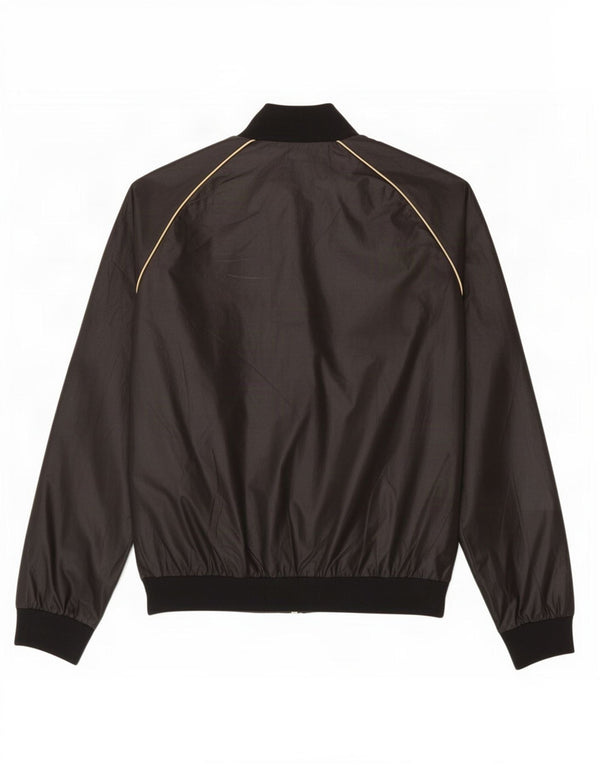 Hummel Mens Graphic Chándal Top Chaqueta Grande Poliéster Negro