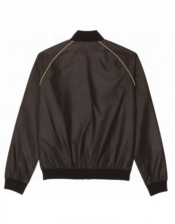 Hummel Mens Graphic Chándal Top Chaqueta Grande Poliéster Negro